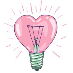 Heart shape bulb N2