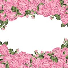romantic roses frame N2