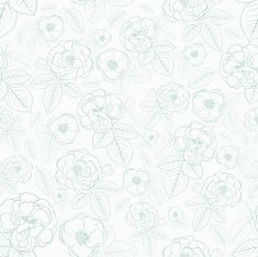 Seamless pattern of flowers N46