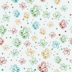 Romantic butterfly seamless pattern N25