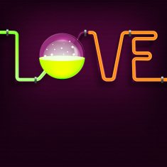 Chemistry tubes love background