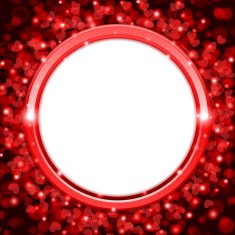 Valentine's day frame vector background N8