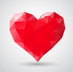 Shiny heart gem symbol N2