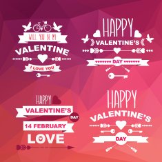 Valentine's Day set of symbols N4