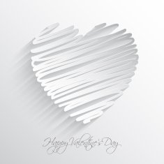 Scribble Heart Background N2