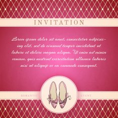 Cinderella princess invitation template