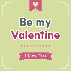Valentine's day card N368