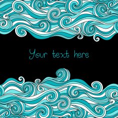 Abstract invitation card Template frame design N8