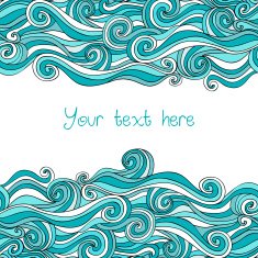 Abstract invitation card Template frame design N9