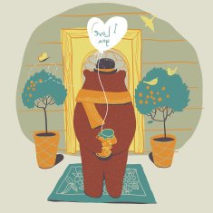 Greeting card Happy Valentine's Day