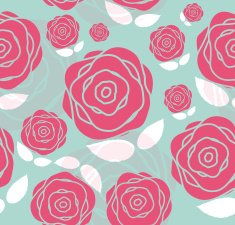 Floral Seamless Pattern Background for Wedding and Birthday Vec N26
