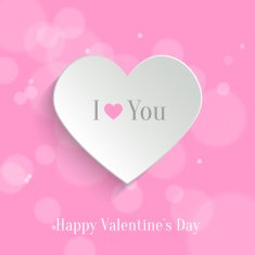 Speech bubble Valentine's day backround N3