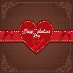 Vintage Valentines card N4