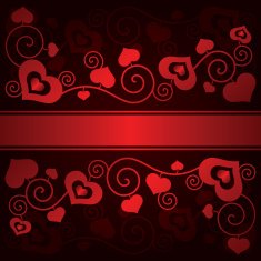 Valentine's day background with hearts N47
