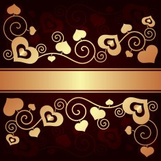 Valentine's day background with hearts N49