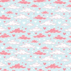 Romantic seamless pattern N45