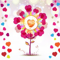 Valentine's day card N374