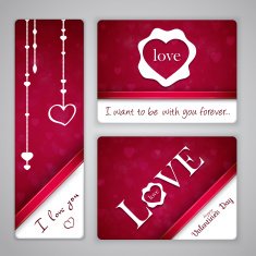 Banners for St Valentine's Day N2