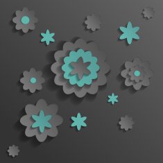 Floral decor N68