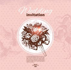 wedding invitation N162