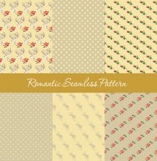 Romantic pattern set
