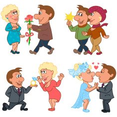 Love story of a man and Blondie woman