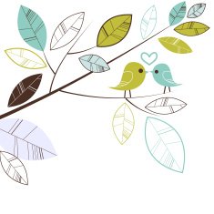 Bird On Branch N6