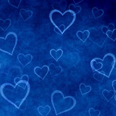hearts on blue background of Valentine's day Love texture