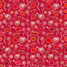 valentine's day seamless pattern N14