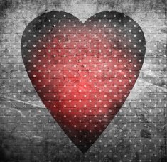 Vintage heart N14