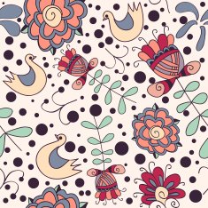 Seamless romantic pattern N4