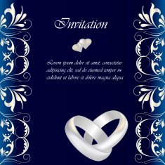 wedding invitation N164