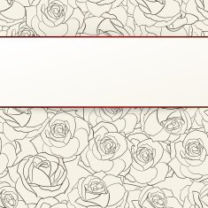 Rose seamless background N11