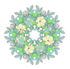 floral seamless pattern N697