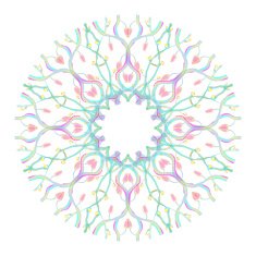 Circular Floral Ornament N17