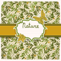Vintage flowers background N38