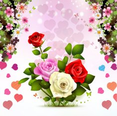 Valentine's day card N378