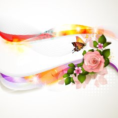 Background with flowers N44