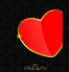 Abstract background with card suits for design Vector illustration