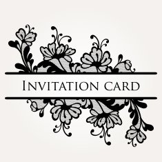 Vector lace card N16