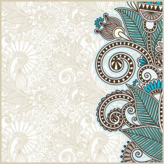 ornate floral pattern N8