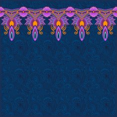 ornate floral background with ornament stripe N12