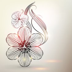 Decorative floral background N21