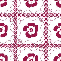Seamless pattern with flowers N96