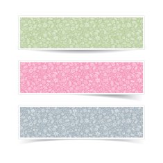 Vilentine's day vector banners N2