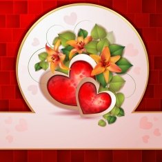 Valentine's day card N402