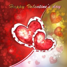 Valentine's day card N403