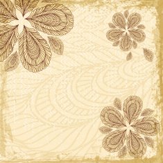 Vintage floral pattern N22
