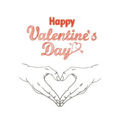 Happy Valentines Day Greeting Card N19