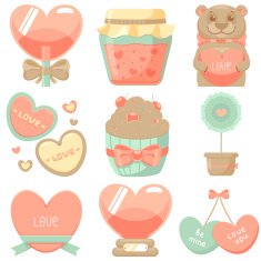 St Valentines Day Set